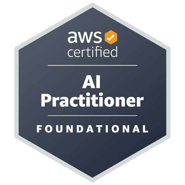 AWS Certified Cloud Practitioner badge